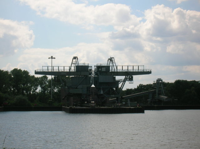 Der Hafen des Kraftwerks Bergkamen !
