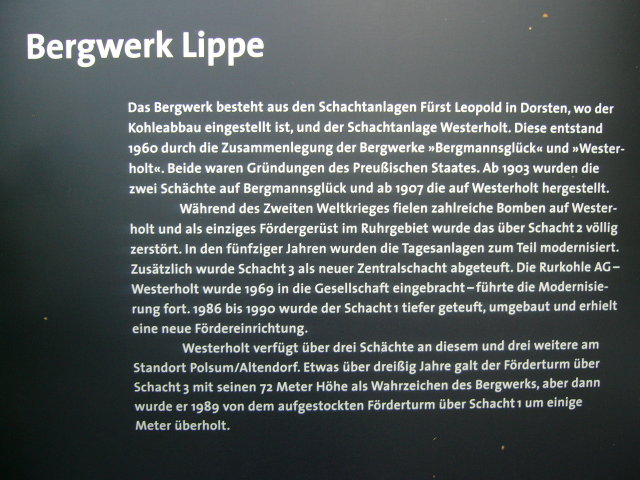 About Lippe colliery !