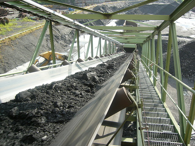 A conveyor for the hard coal !