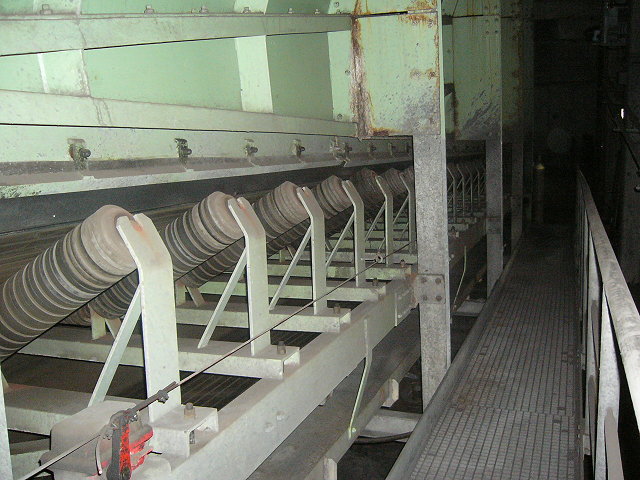 A conveyor in the processing plant !