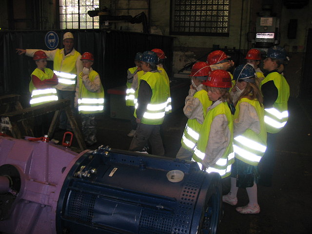 In the colliery's workshop !