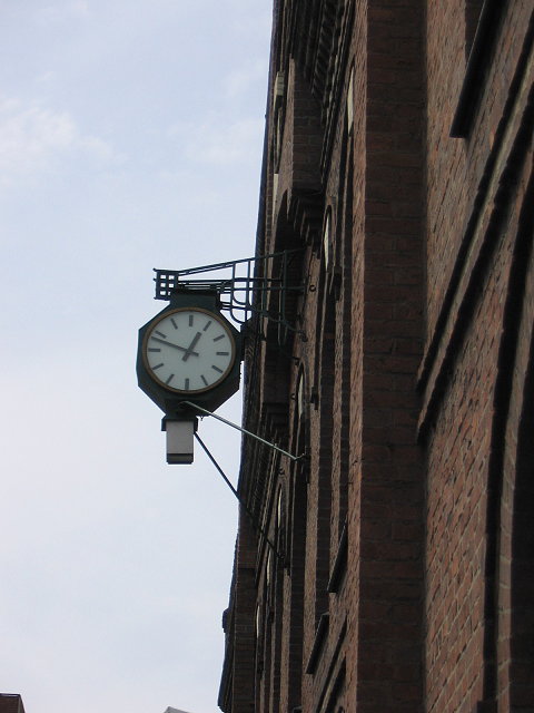 The clock at a building of Ost colliery !