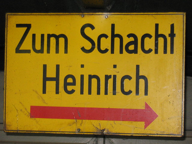 On the way to Heinrich shaft !