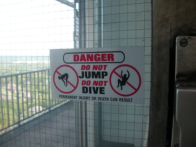 Bitte nicht springen !