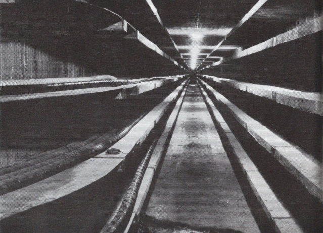 Large corridors for the cables at Friedrich Heinrich colliery !