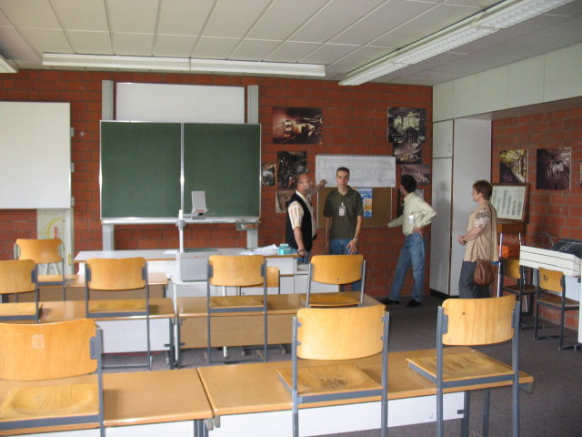 The classroom of the mining engineers !