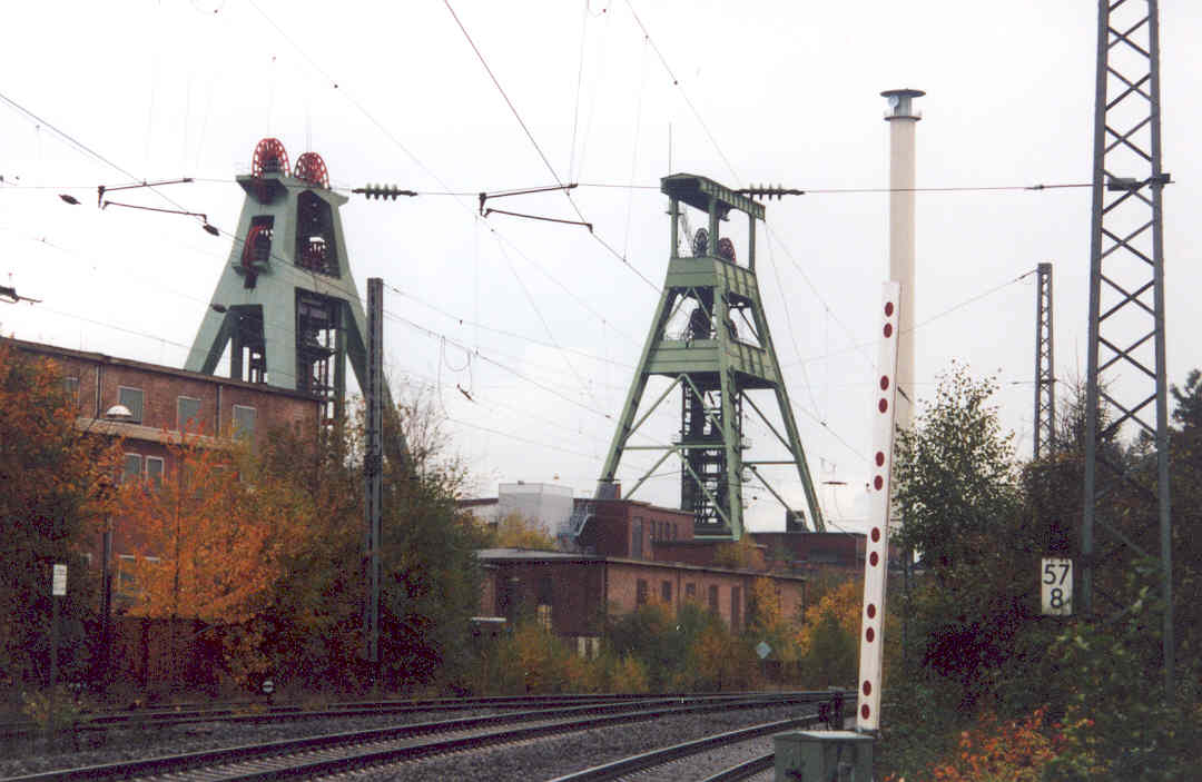 Haus Aden colliery with railroad track !