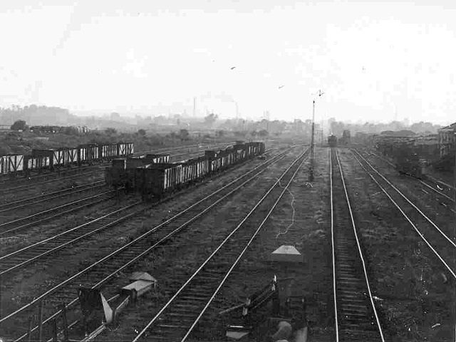 The railway area of Victor colliery !