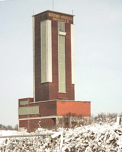 The shaft tower of Koenigsborn colliery !