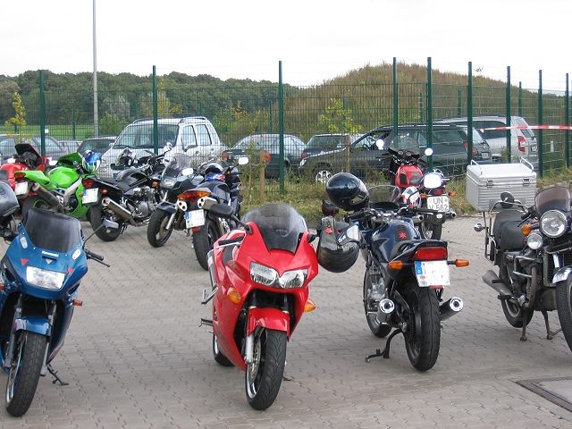 Motorbikes at Lerche shaft !