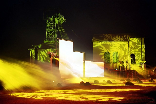 A light show at a French colliery !