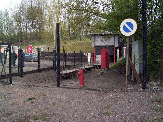 The entrance to a tunnel of Vouters colliery in France !