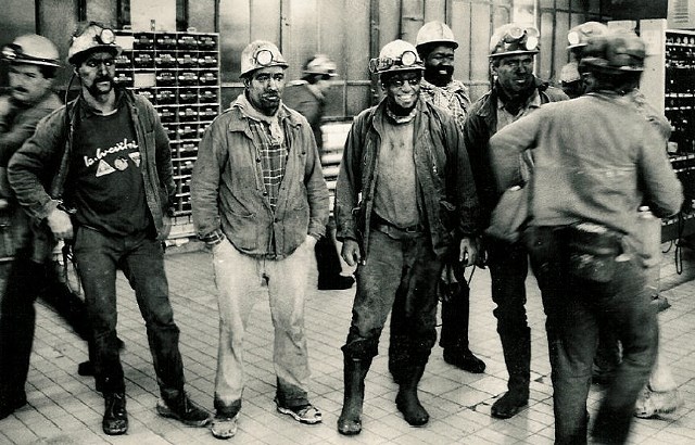 Miners after their shift !