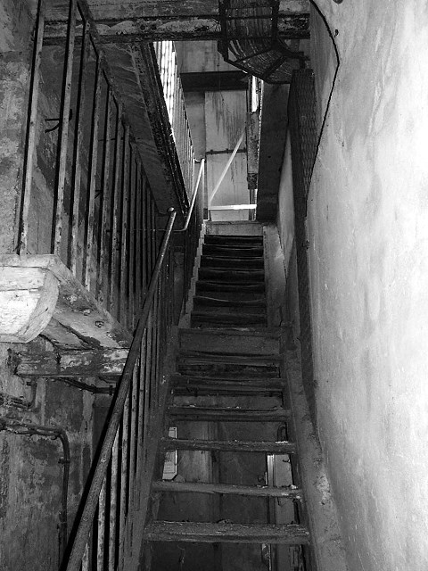 Stairs in a former colliery !