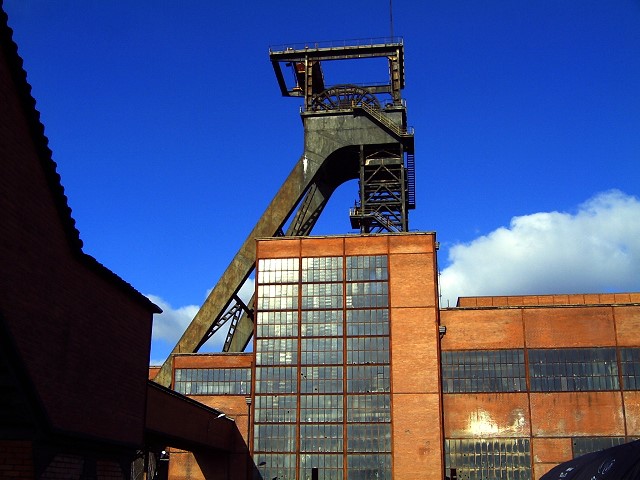 A winding tower in the mining museum !