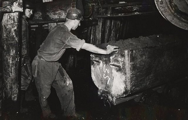 A miner at work !