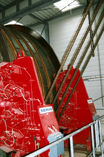 The large machine at Lerche shaft !