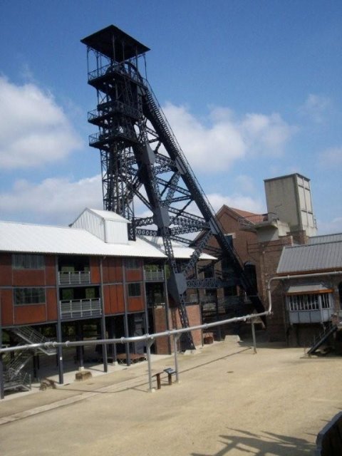 The winding tower of Le Bois du Cazier colliery !