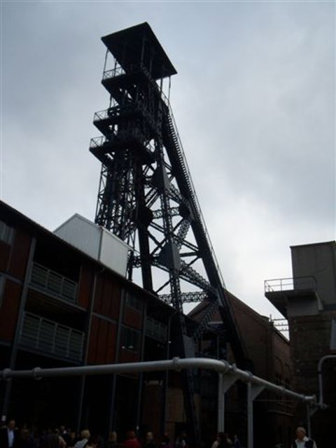 The winding tower of Le Bois du Cazier colliery !
