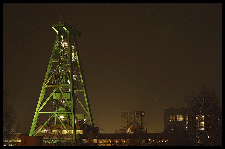 Lohberg colliery in the city of Dinslaken (Germany) at night !